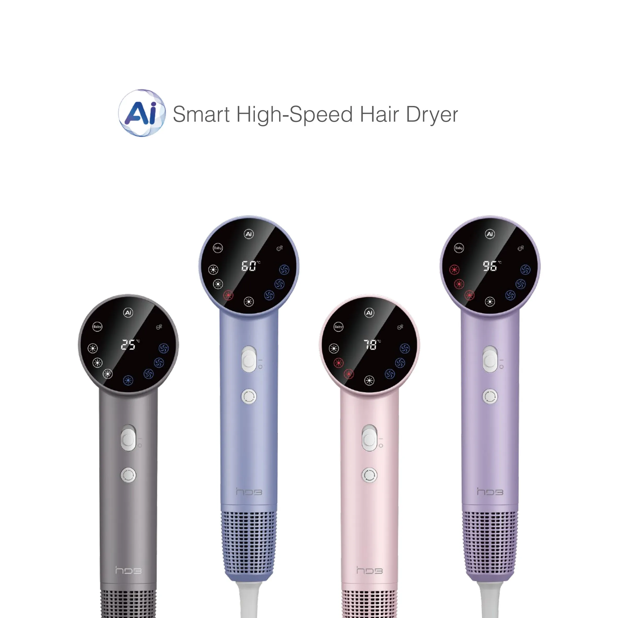 Smart High-Speed Hair Dryer by Halo
